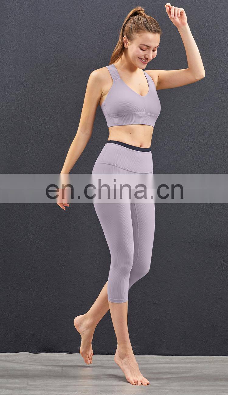 High Quality Custom Private Logo High Impact Sports Bra Breathable Cross Back Yoga Sports Bra