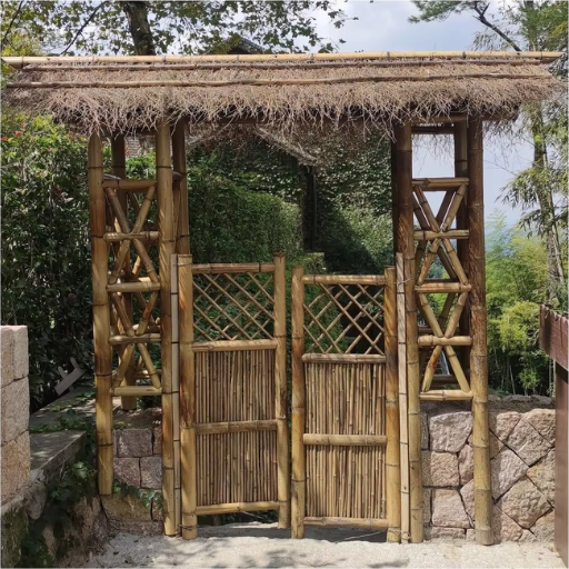 How to Build a Japanese Bamboo Fence (4)
