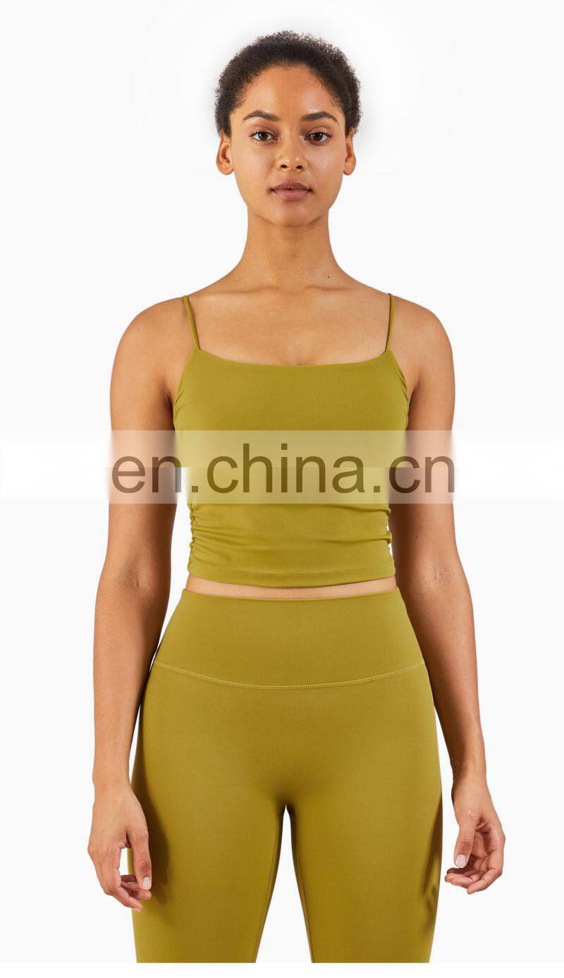 High Quality Sports Bra Skin-Friendly Workout Thin Strap Yoga Custom Tank Top Women