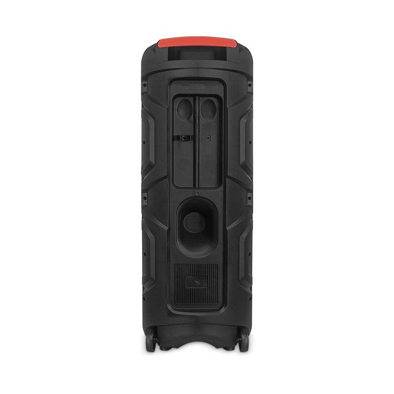 ZQS10208 super power 80W wireless 12-inch*2  bass sound customized party speaker with colorful lights