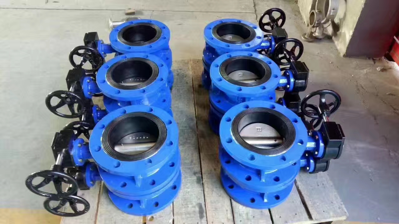 A batch of middle line butterfly valves are ready to be sent to Germany