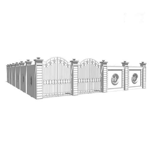 Fence Design Villa (1)