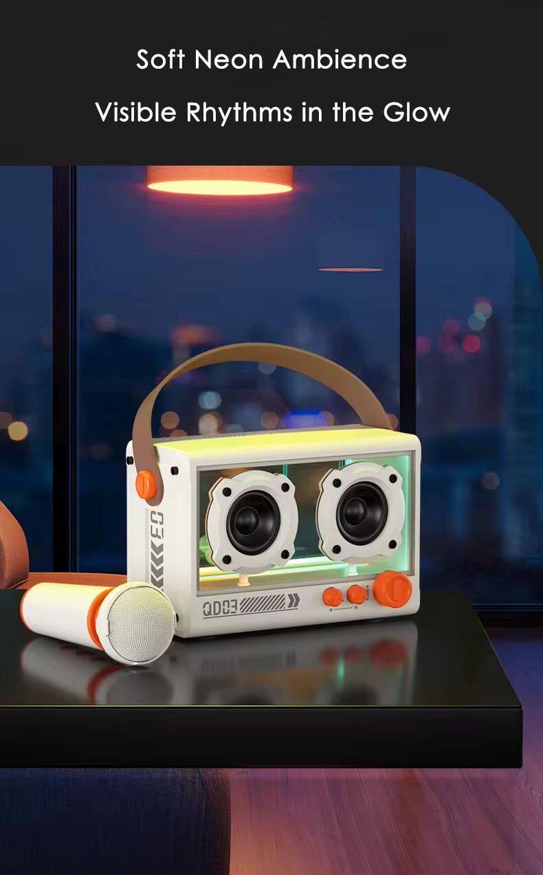 Mic Condenser Mini Karaoke Set Home Party Speaker Arcade Machine For Kids&adults Bluetooth Audio Power Amplifier Module