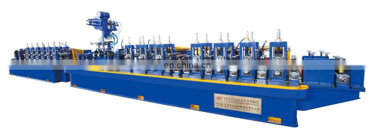 Nanyang strict process requirements industrial pipe mill machinery erw tube mill line for glass screen wall
