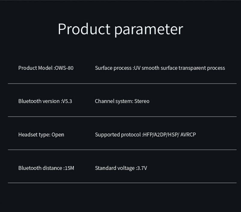 New Storage Box Earphone OWS Earphones Bluetooth Headphones Bluetooth Rotatable Speaker Hifi Airbuds Earbuds Wireless Sport Gift