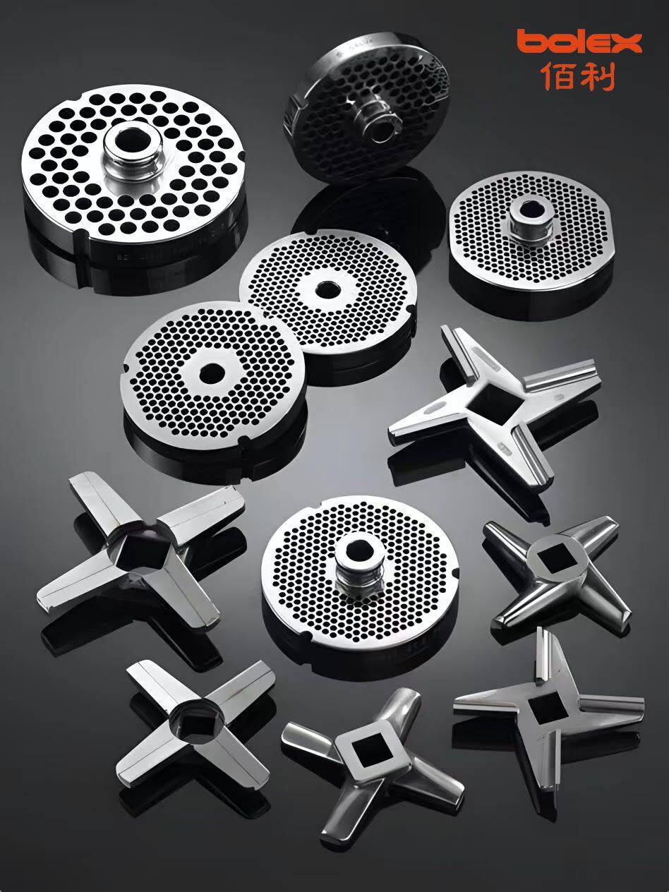 salvador salvinox china knives ningbo bolex cutlery meat grinder mincer knives plates salvador china navajas cuchillas molino carne chino picadorar salvador 绞肉机刀盘碟筛片孔板专业生产出口公司萨尔瓦多公司意大利Italy CHINA圆孔刀十字刀绞刀片+.jpg