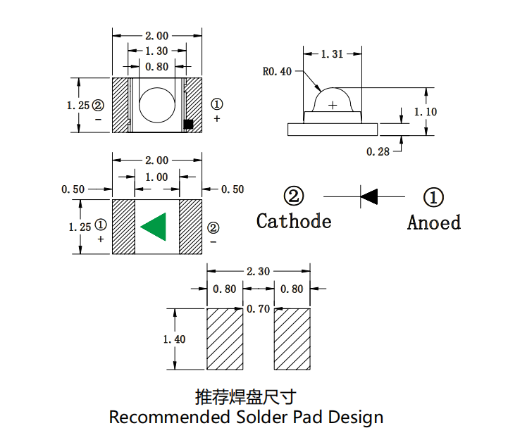 0805 SMD Ball-head IR TX RX Pair (3)