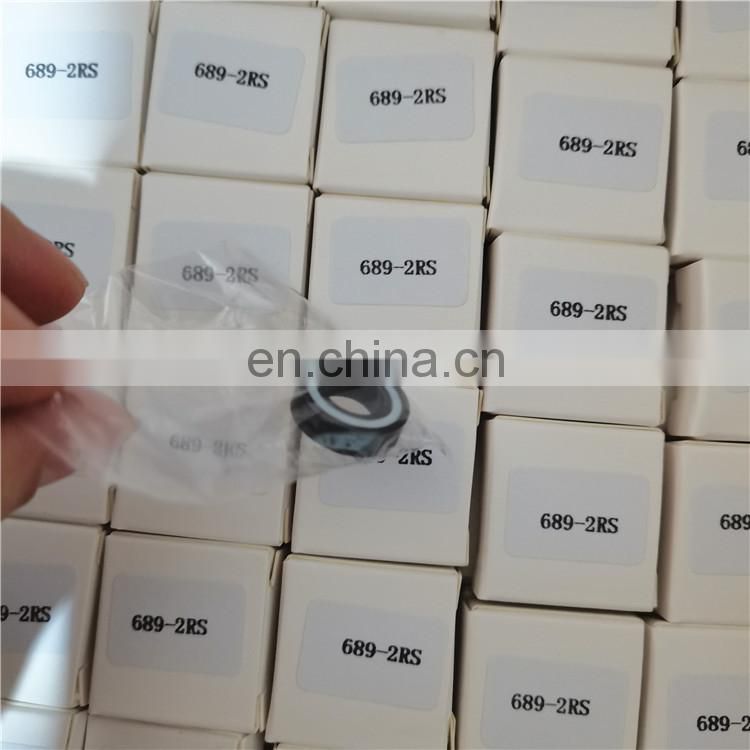 9x17x5 high speed full ceramic radial ball bearing 618/9 689CE Si3N4 ceramic bearing 689 bearing