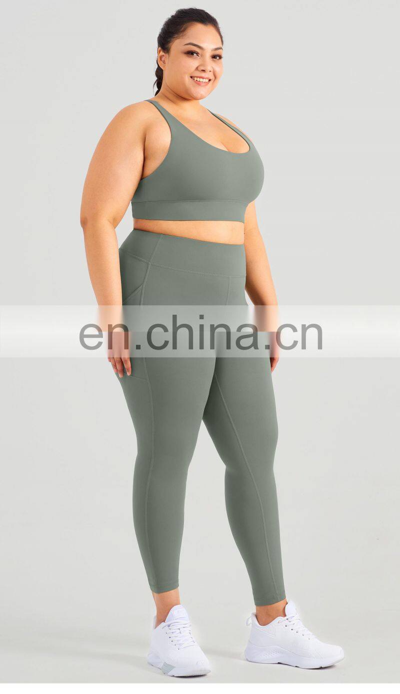 Custom Yoga Leggings With Pocket Gym Plus Size Workout Sexy Body Scrunch Butt Sport Pant