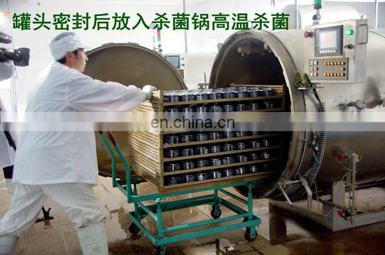 Factory Complete industrial fruit canning tin can glass jar packing machine canned pineapple production plant processing line