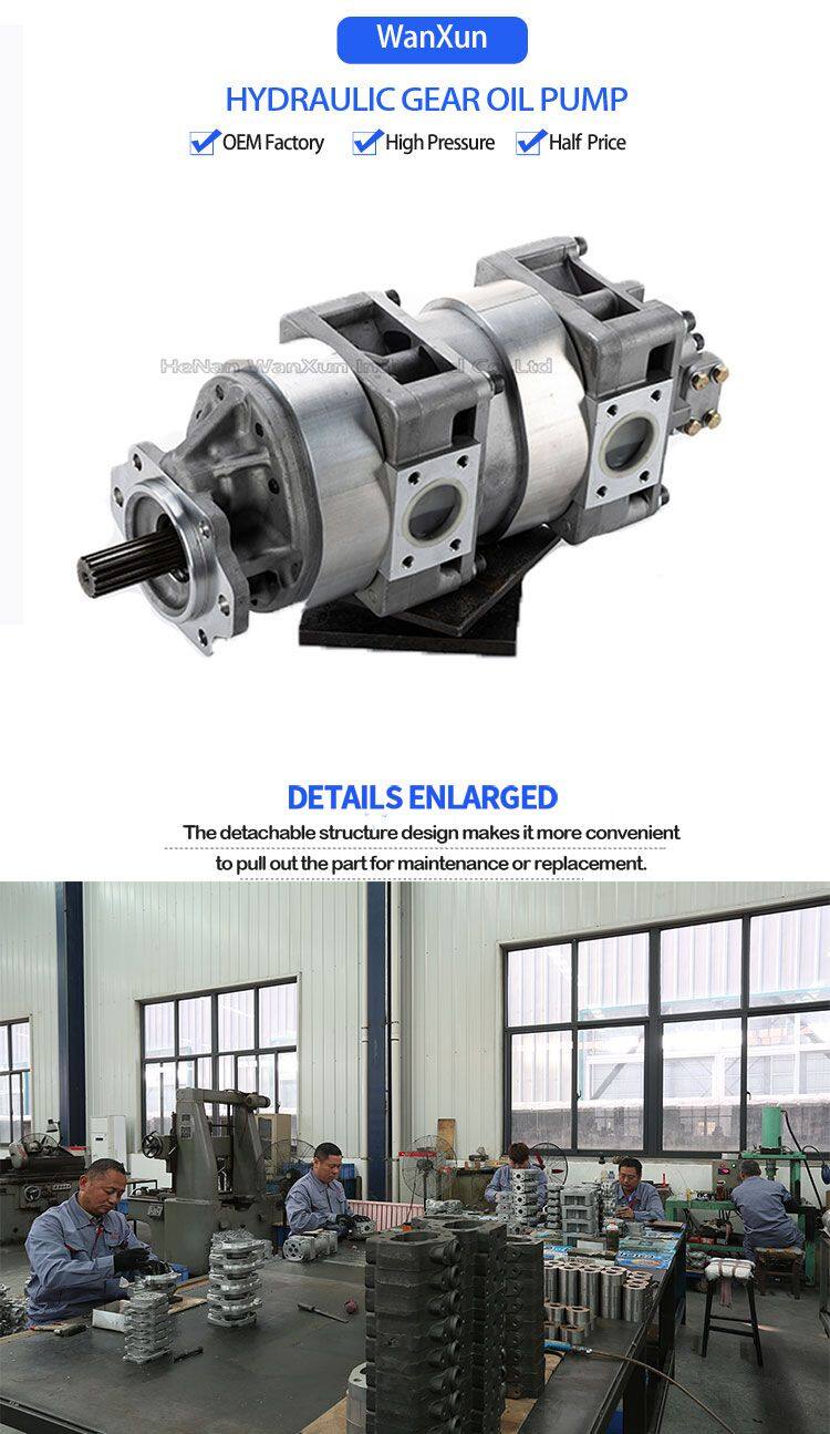 Fit Komatsu D66S/WA150/WA200/WA250/525 Vehicle Wheel Loader Steering 705-13-28530 Hydraulic Oil Gear Pump