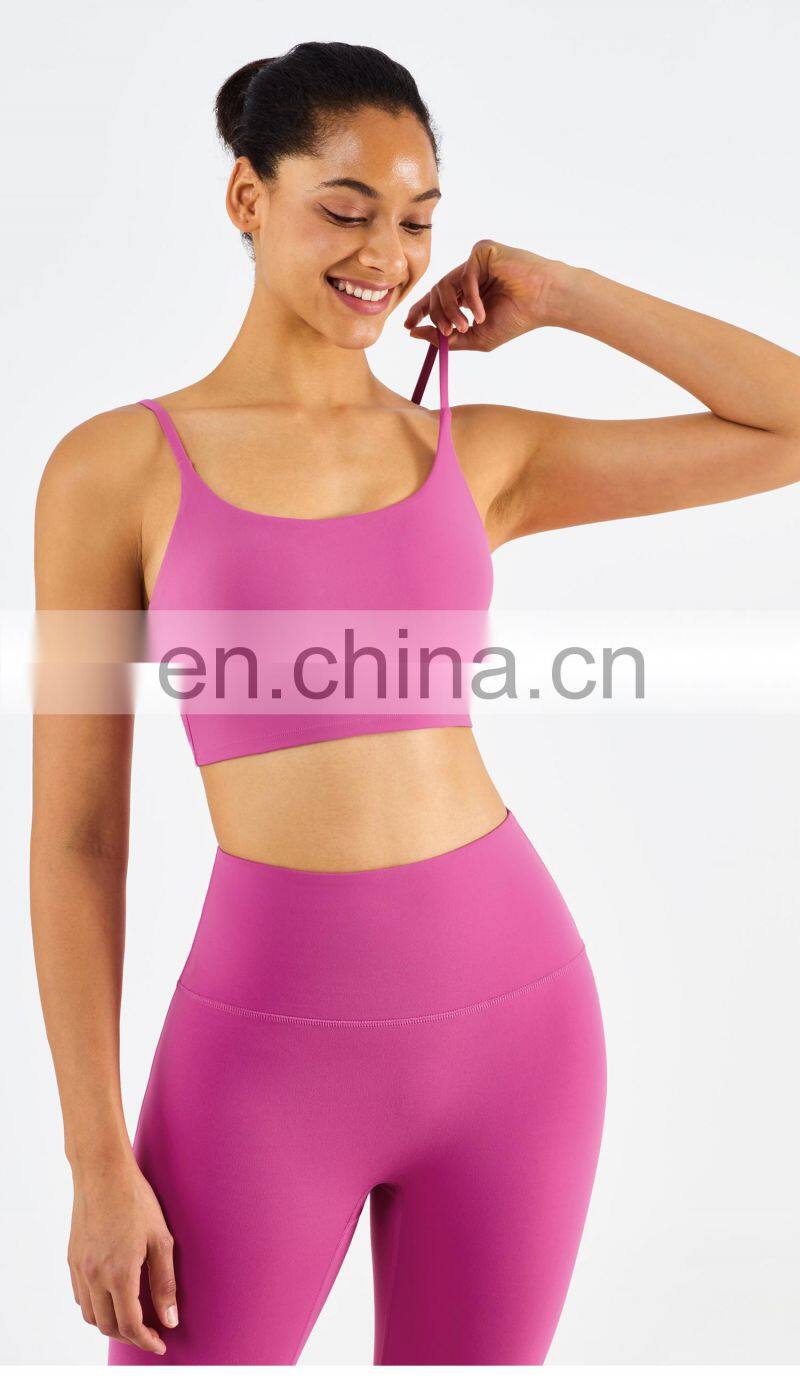 High Impact Fitness Sports Bras Breathable Sling Factory Sale Yoga Tank Tops