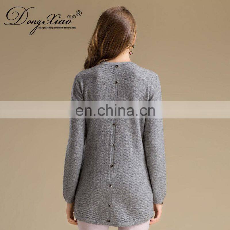 ODM OEM Knit New Zealand Sheep's Merino Wool Sweater for Woman