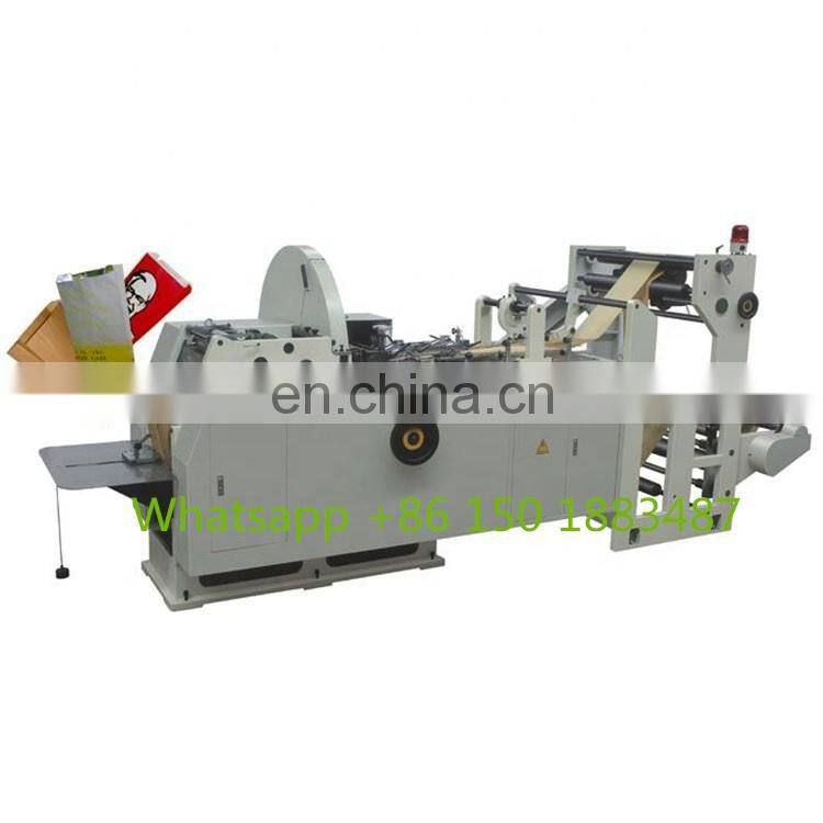 Roll Feeding Block Bottom Paper Bag forming machine