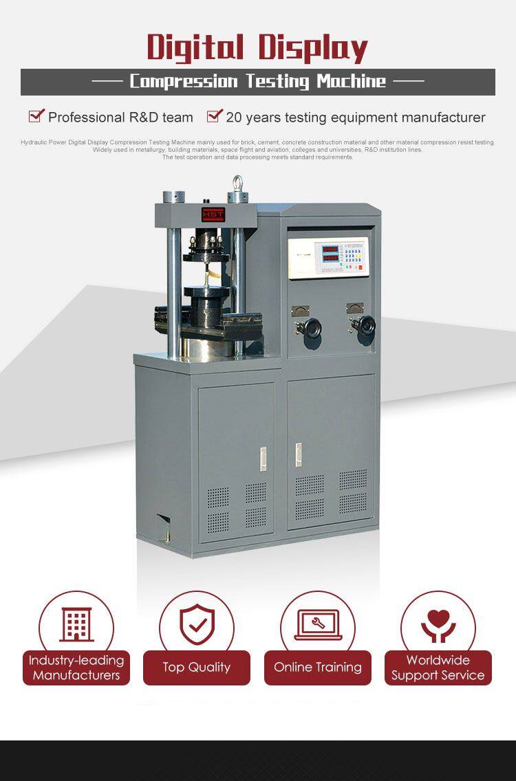 YES-300 Brick Tile Hydraulic Universal Concrete Compression Testing Machine/press Tester