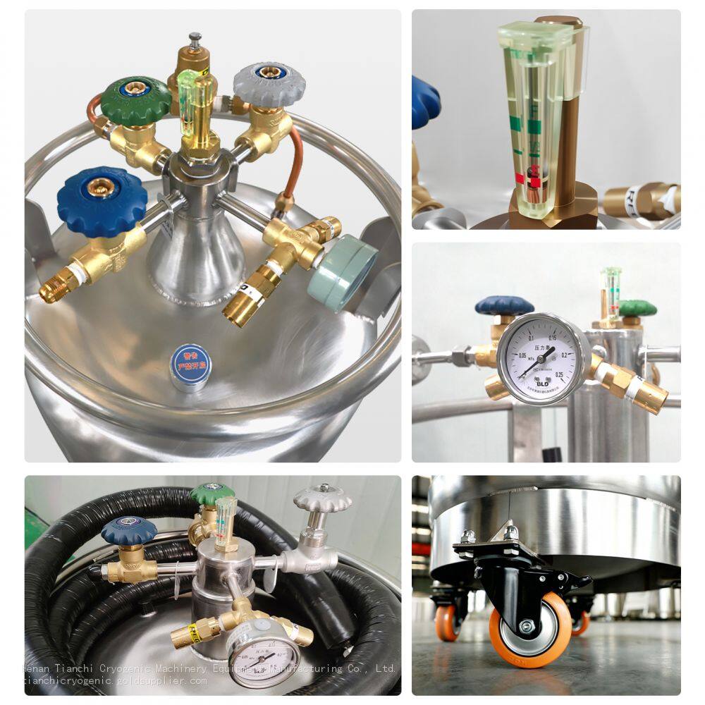 TcCryo liquid nitrogen vessel Details