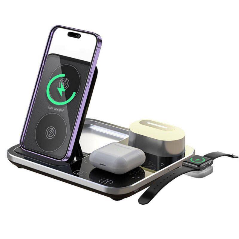 3-in-1 Multifunction Wireless Charger a Convenient Solution for Multiple Devices