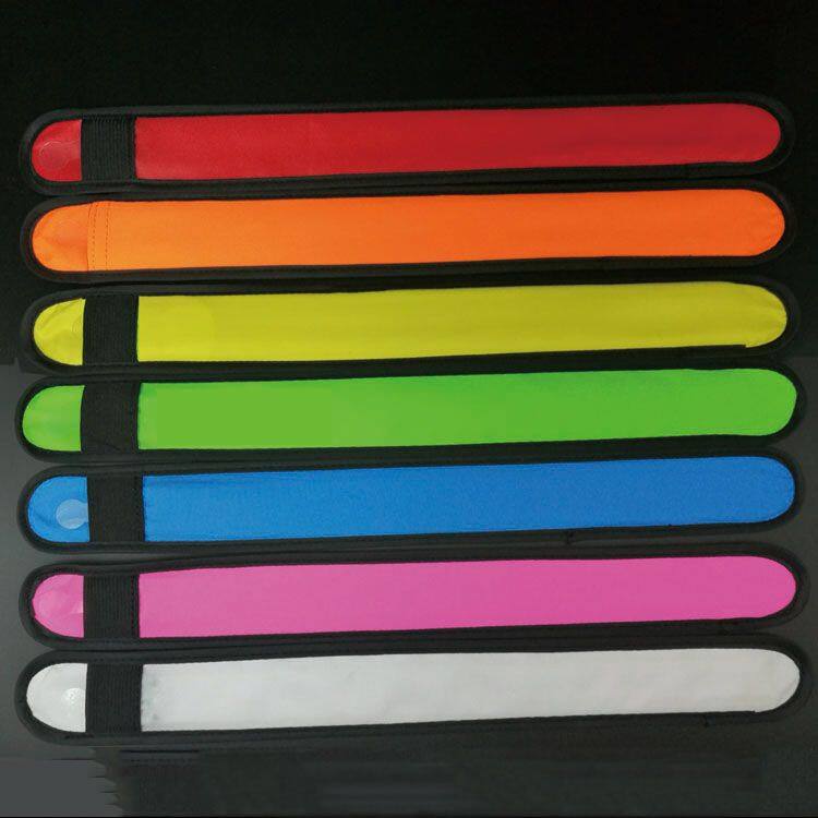 Promotion wholesale night running light custom LED slap bracelet