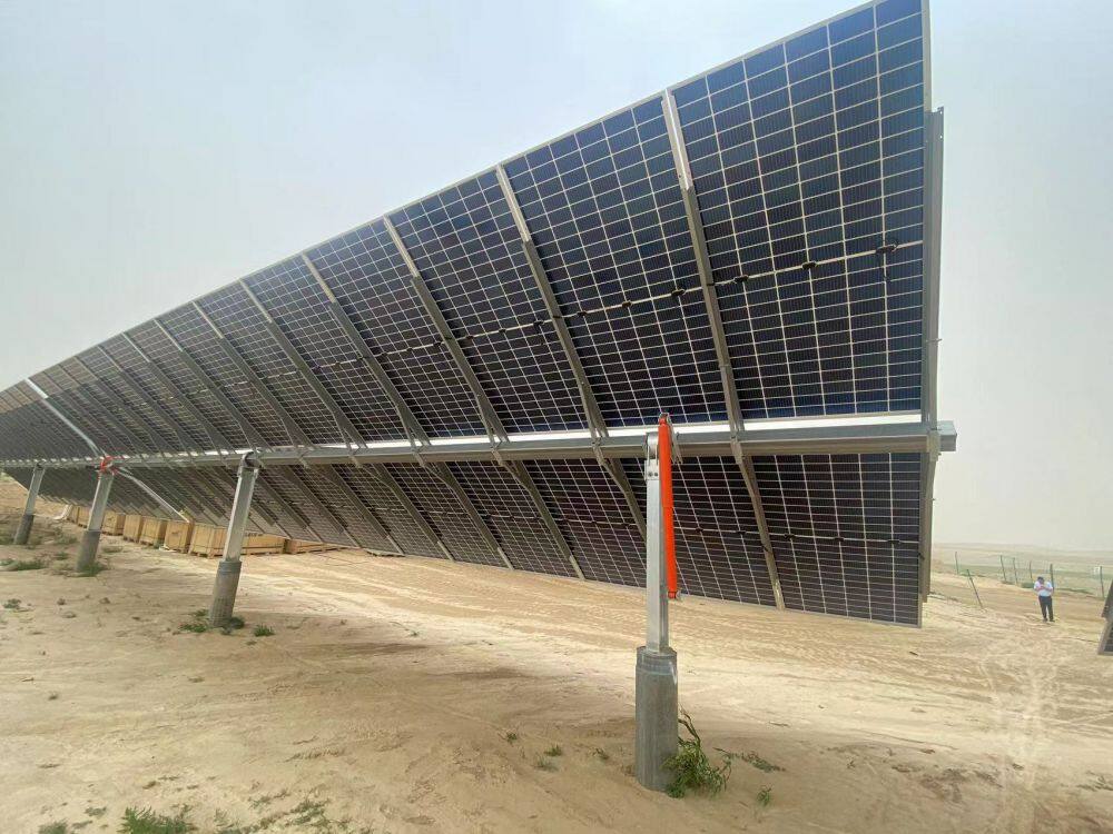 Made in China Single Axis Solar Sun tracker Solar Tracking Systems with Slew Drive