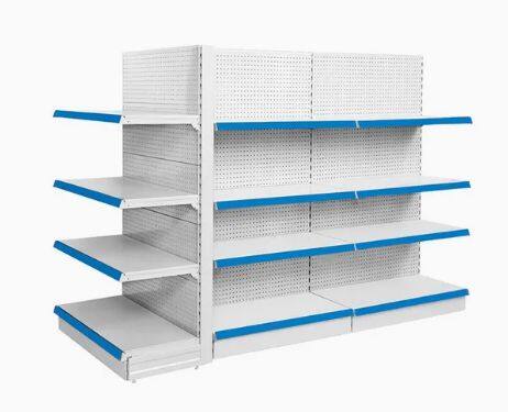 Affichage en magasin de détail, rayonnage de supermarché, étagères de supermarché