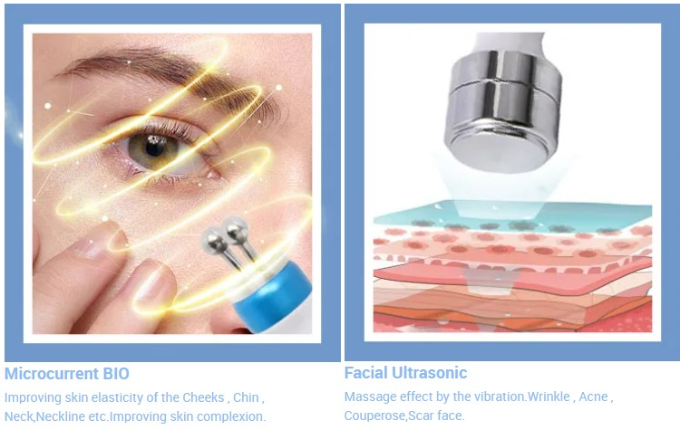 Hydra Diamond Peeling Oxygen Spray Machine for Skin Care Microdermabrasion Water Het Cleaning Oxygen Facial Machine