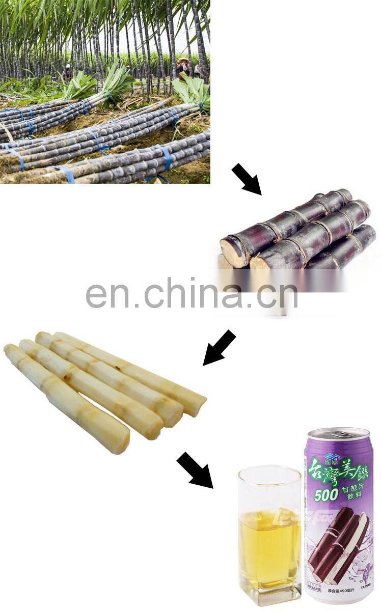 GYC 400kg/h sugar cane sugarcane peeling machine