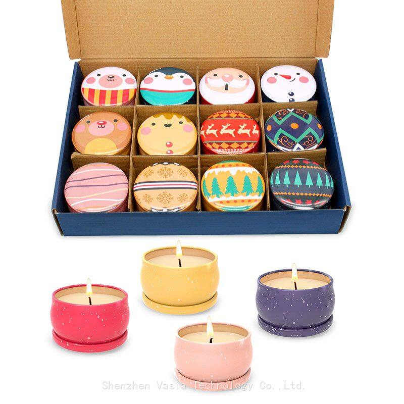 Christmas Natural Soy Scented Candle (6)