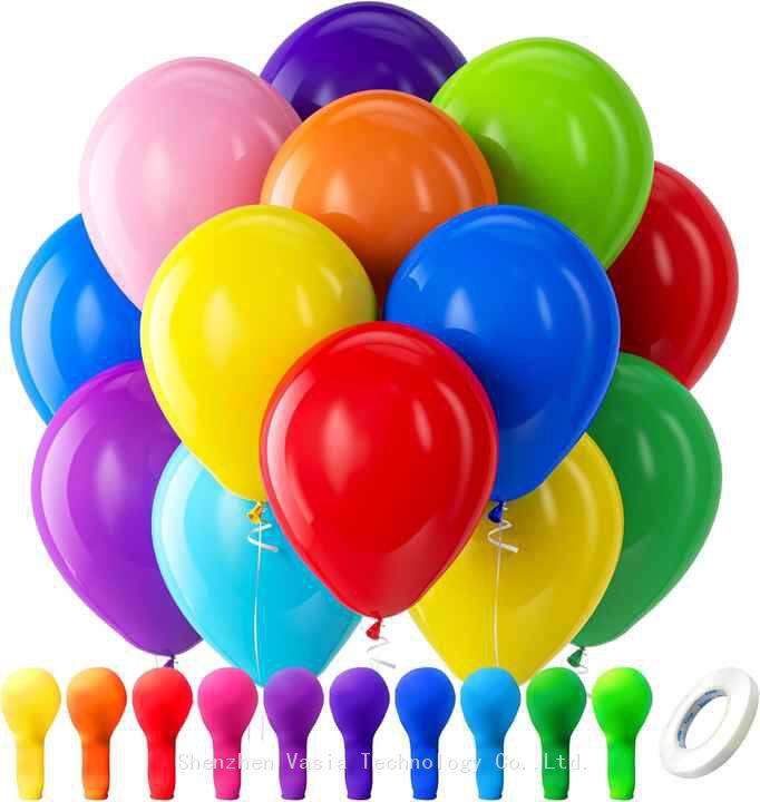 Rainbow Latex Balloons (5)