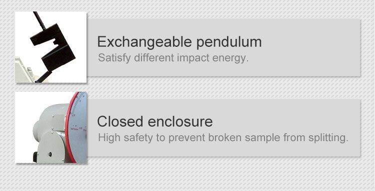ASTM E23 Standard Scemi-automatic Charpy Impact Testing Machine