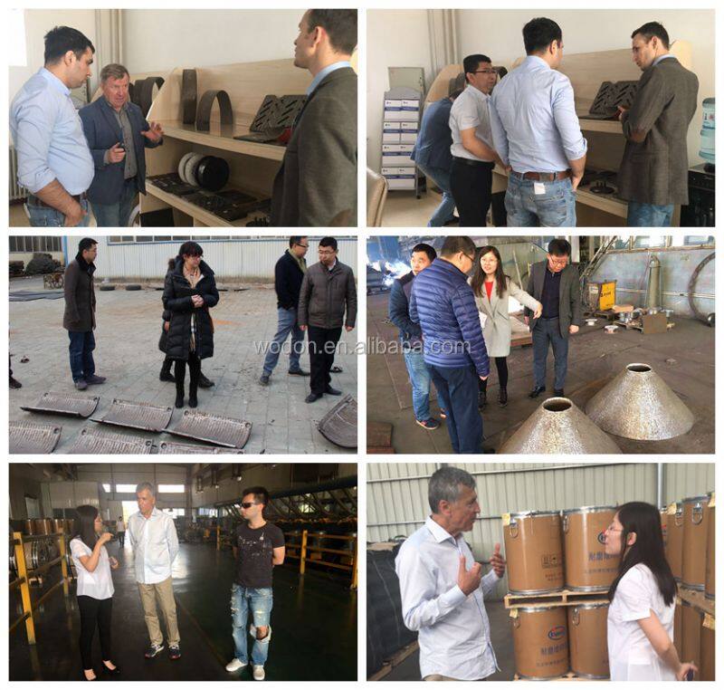 HB350 abrasion resistant hardfacing co2 welding wire for cement mill roller surface repair