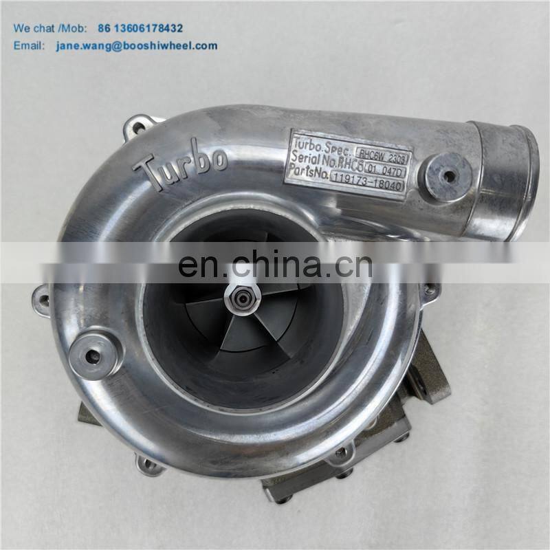RHC6W 119173-18040 VC240101119173-18041 MYDH turbo for Yanmar Marine with 4LHA-DTE Engine C61CND-S0101B C61CND-S0101G