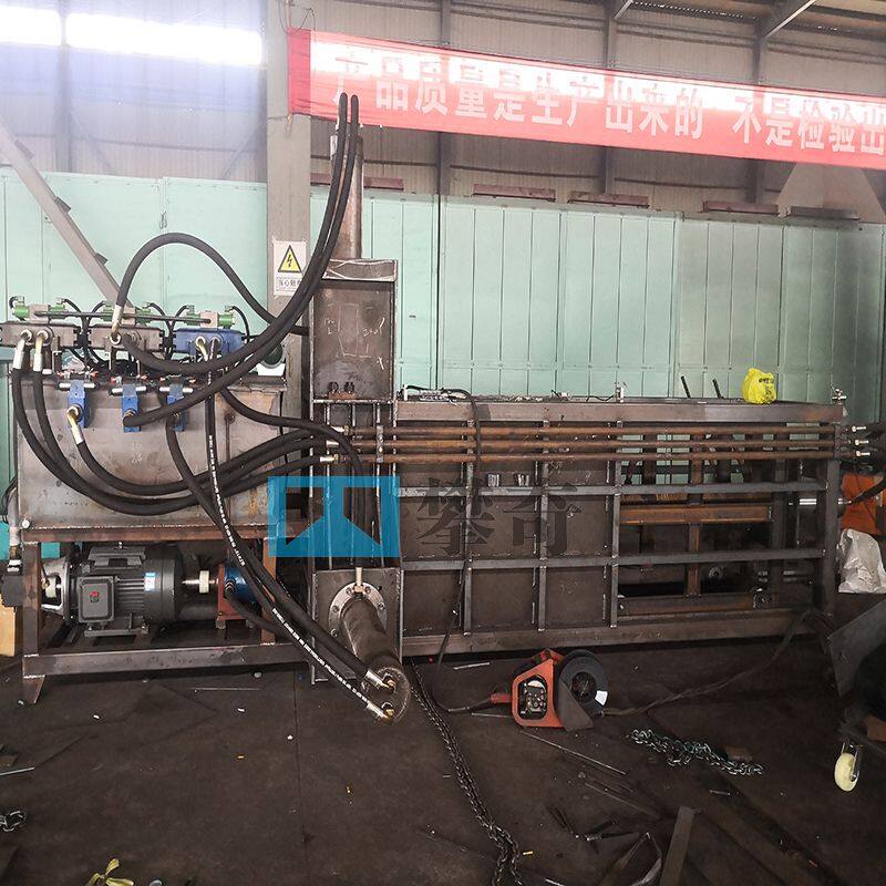 Automatic Corn Straw Hydraulic Baler Set Green Yellow Storage Compression for Hay Farm Sawdust Garlic Skin Sawdust New Engine