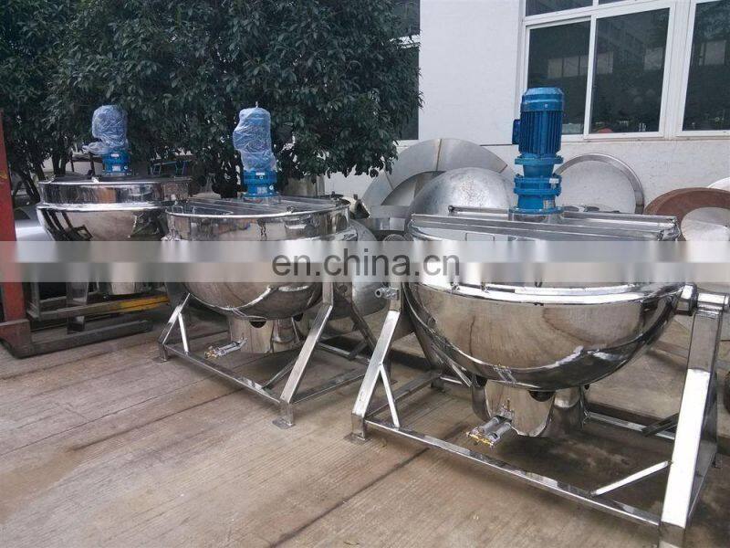 Jacketed Kettle Candy Food Processing Steam Electric Heating Jacketed Kettle