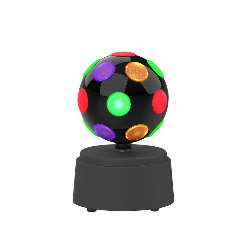 Disco Rotary 5.1 Rechargeable Audio Player Outdoor Bluetooth Speaker with LED Projection Light for Party Computer Use