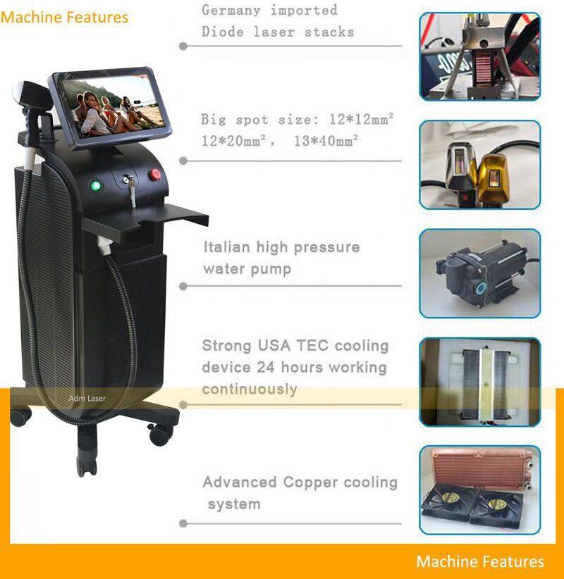 2024 Best Sales Laser Removal Machine for All Skin Types 808nm Ice Skin Rejuvenation Diode Laser Hair Removal 808 1064 755nm