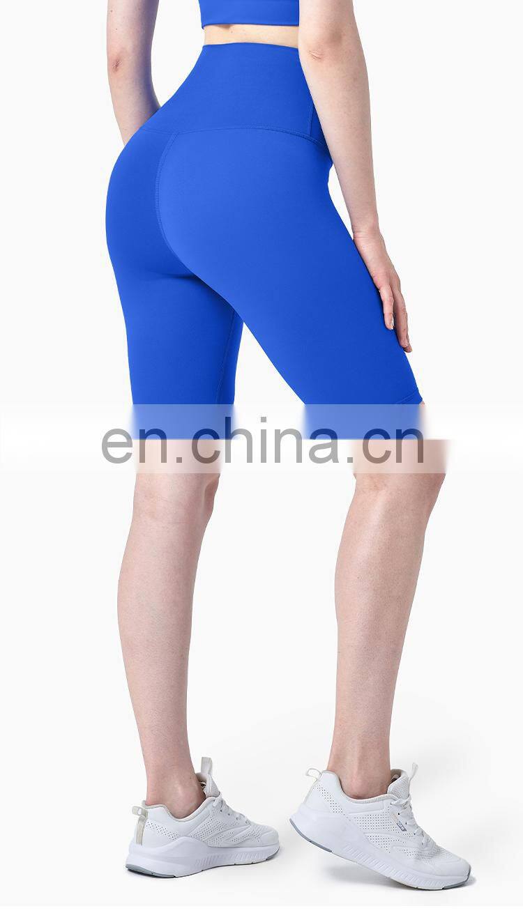2022 No T line Yoga Legging With Buttock Lifting Biker Shorts For Women