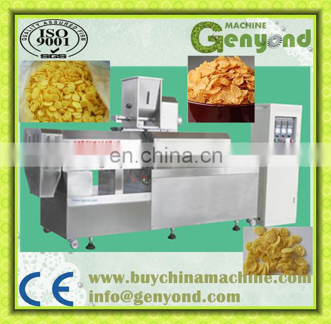Hot sale corn flakes production lin/ corn chips making machine with big quality