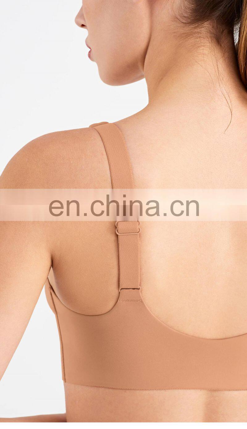 The New Fashion Cloud Feeling Adjustable Strappy Sports Bra Private Label Yoga Clothing