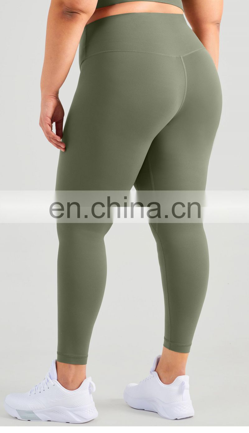Plus Size Workout Scrunch Butt Leggings With Pocket Custom Tight Yoga Pant For Women