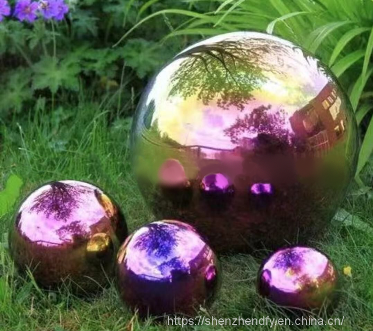 Gardenlaserhollowspheresculpture