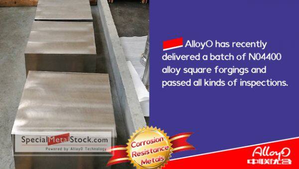N04400 Alloy Square Forgings have passed inspections