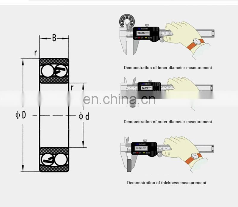 Insulated ceramic ball bearings for precision equipment 7006/30 * 55 * 13mm