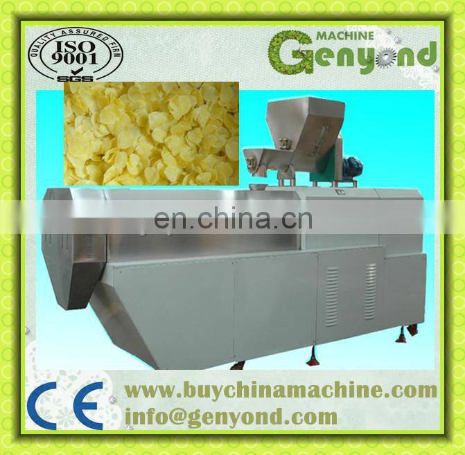 Factory Genyond Breakfast Corn Flakes making machine production line Cereals Processing Line with factory price