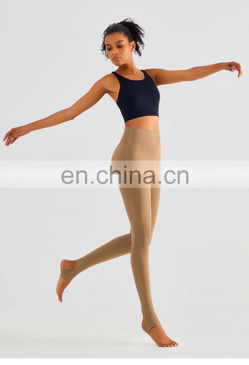 Wholesale High Neck Sports Shockproof Bras Cross Longline Backless Yoga Custom Tank Tops