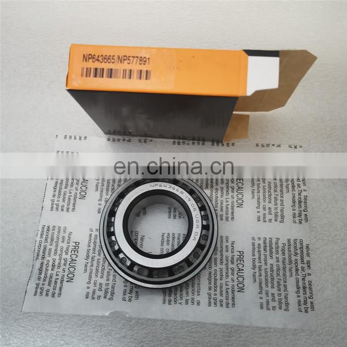 good price Differential Bearing NP 643665/np 577891 taper roller Bearing NP643665/np577891