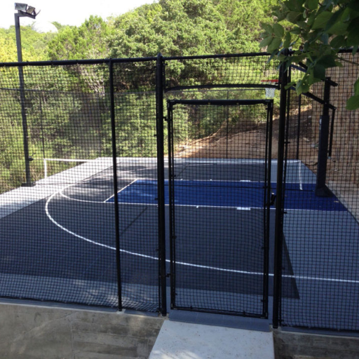 backyard basketball court fencing (4)