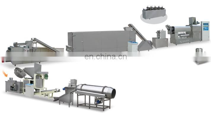 Factory Genyond Breakfast Corn Flakes making machine production line Cereals Processing Line with factory price