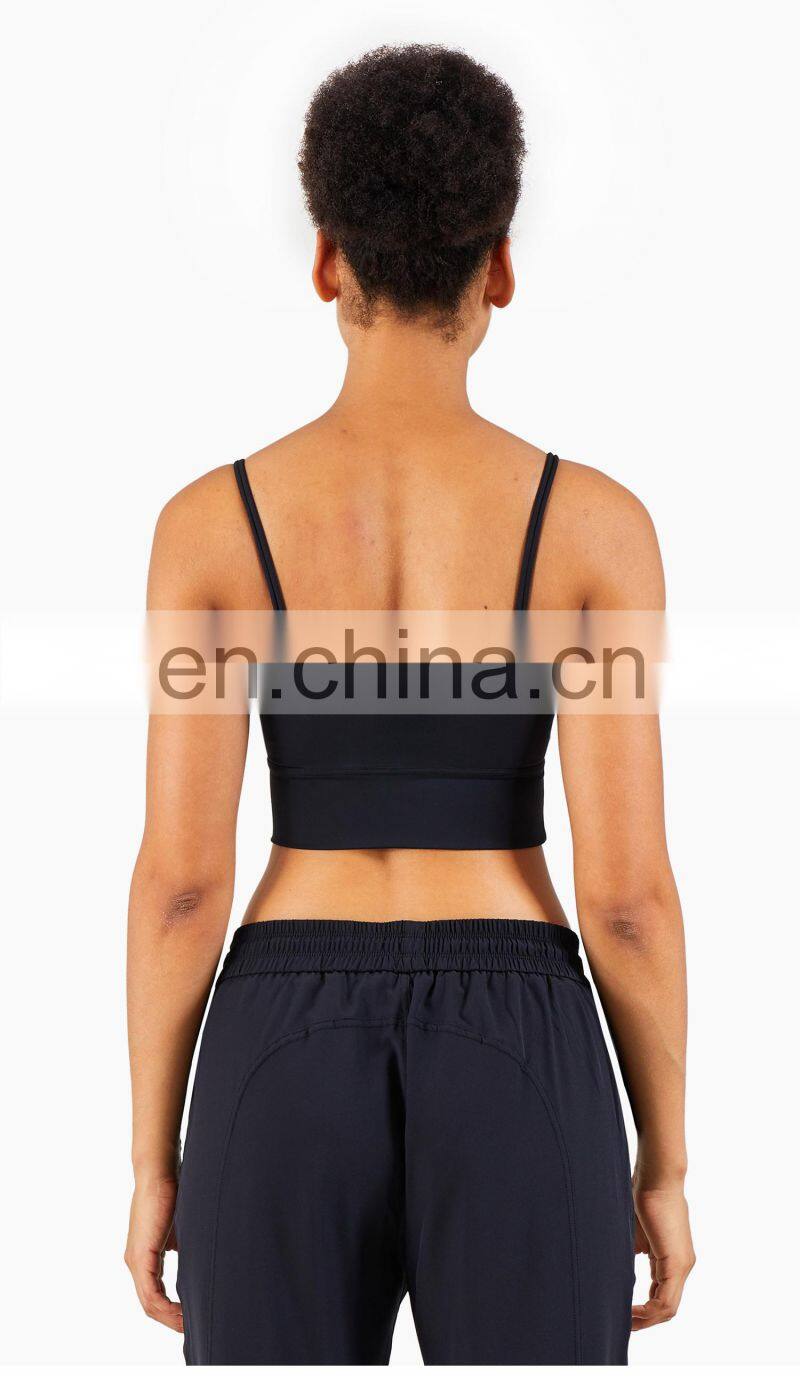 New Arrival Women Padded Sports Bra Support Fitness Workout Yoga Bra Camisole Tank Top