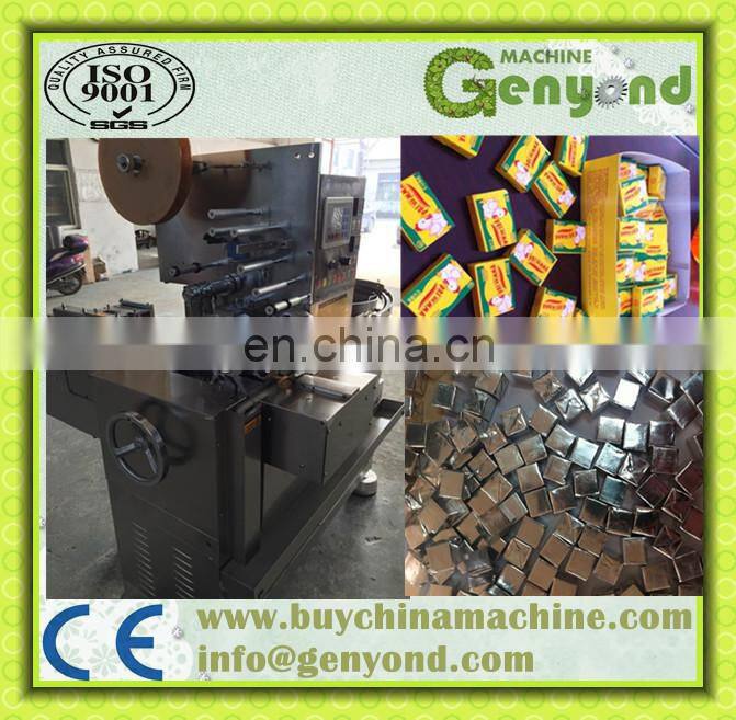 chicken/bouillon cube Wrapping machinery /cube packaging machinery