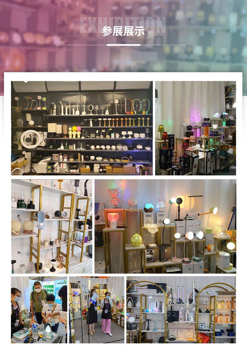 LED Bedside Lamp Wireless Charging Touch Lamp Three-level Dimming Lamp